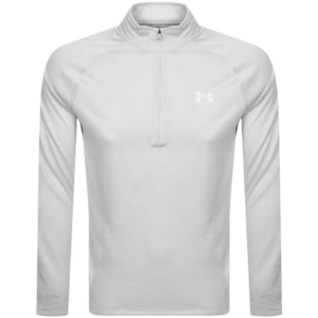 Product Image for Under Armour Half Zip Tech Sweatshirt Grey