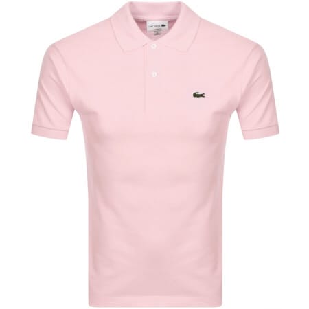 Product Image for Lacoste Short Sleeved Polo T Shirt Pink