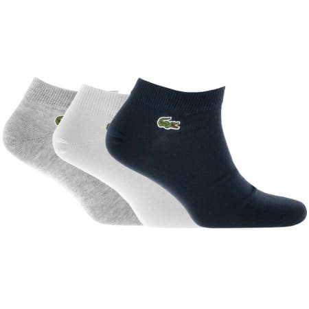 Product Image for Lacoste Sport Triple Pack Ankle Socks White