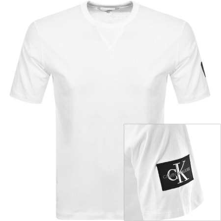 Product Image for Calvin Klein Jeans Monogram Logo T Shirt White