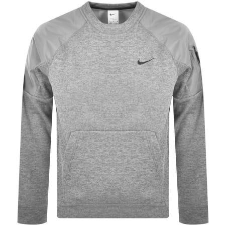 Product Image for Nike Therma FIT Crew Neck Sweatshirt Grey