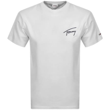 Product Image for Tommy Jeans Signature T Shirt White