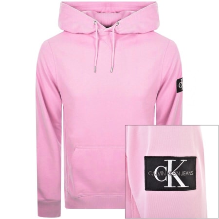Product Image for Calvin Klein Jeans Logo Hoodie Pink