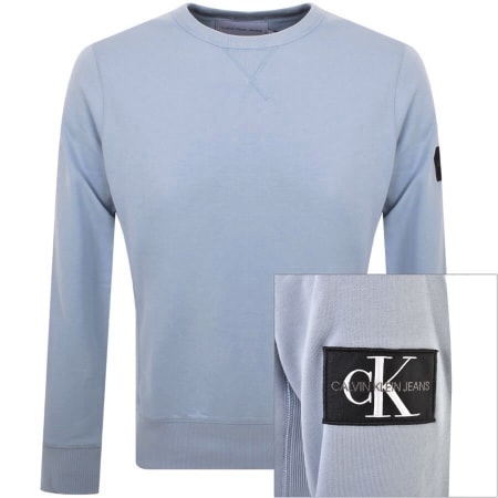 Product Image for Calvin Klein Jeans Monogram Sweatshirt Blue