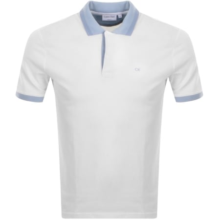Product Image for Calvin Klein Short Sleeve Polo T Shirt White