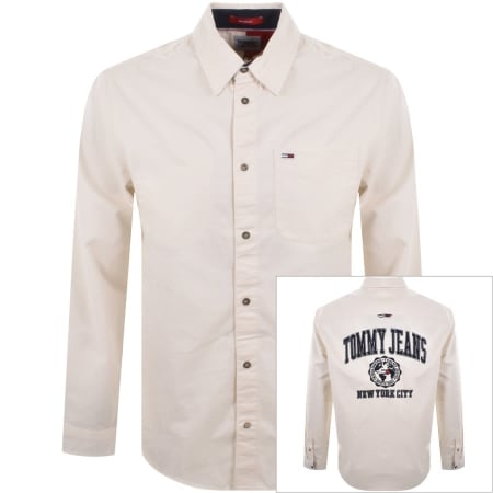 Product Image for Tommy Jeans Long Sleeved Shirt Cream
