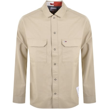 Product Image for Tommy Jeans Soft Solid Overshirt Beige