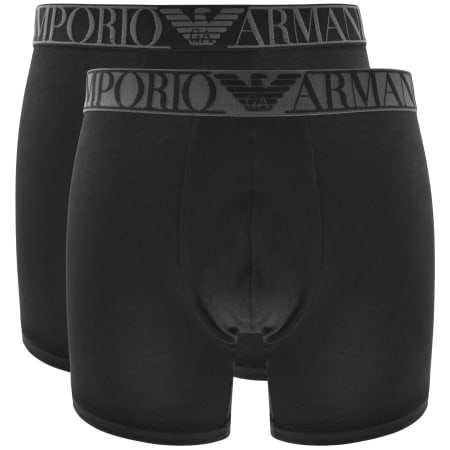 Product Image for Emporio Armani Underwear 2 Pack Boxer Shorts Black