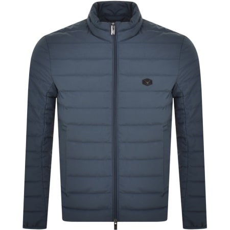 Product Image for Emporio Armani Quilted Down Jacket Navy