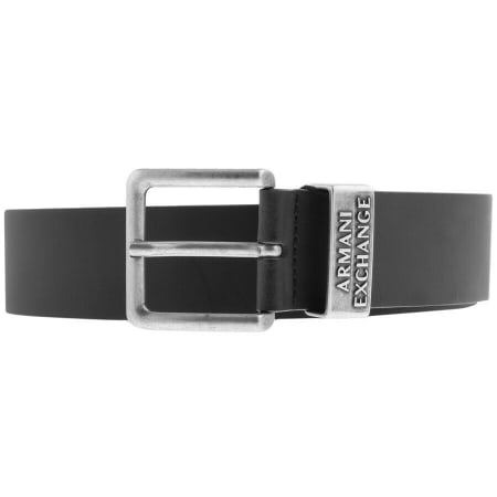 Product Image for Armani Exchange Leather Belt Black