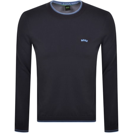 Product Image for BOSS Ritom W22 Knitted Jumper Navy
