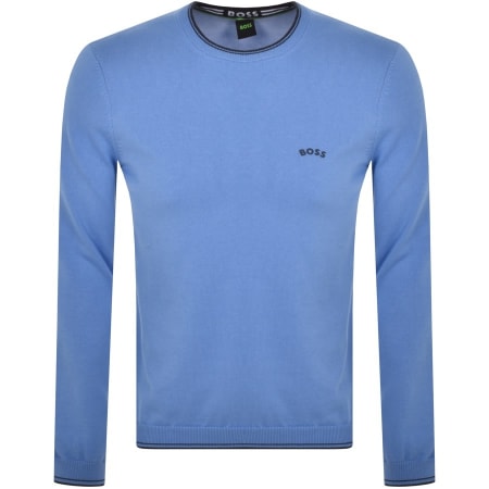 Product Image for BOSS Ritom W22 Knitted Jumper Blue
