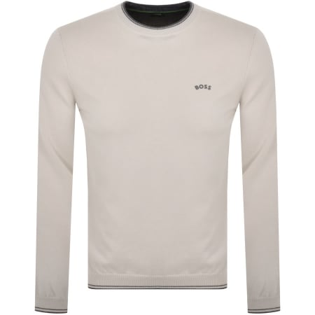 Product Image for BOSS Ritom W22 Knitted Jumper Cream