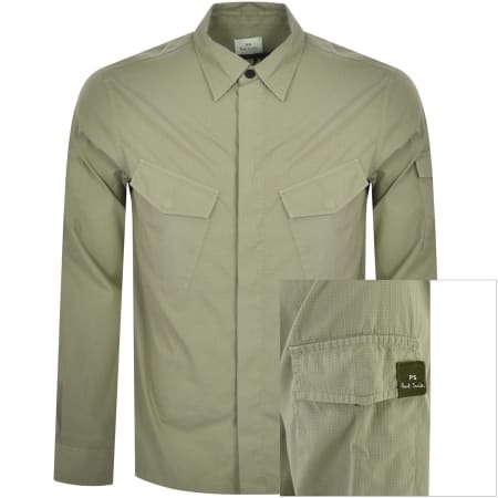 Product Image for PS By Paul Smith Long Sleeved Casual Shirt Green