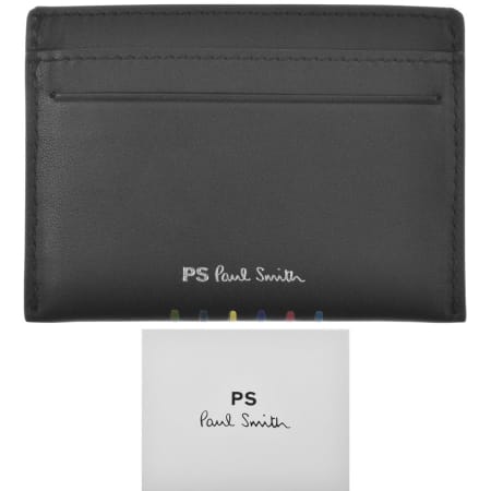 Product Image for Paul Smith Stripe Card Holder Black