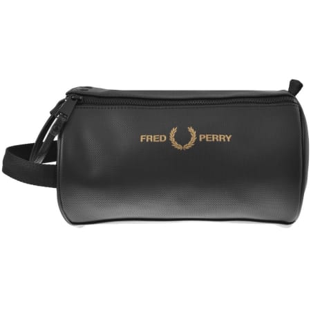 Product Image for Fred Perry Pique Textured Wash Bag Black