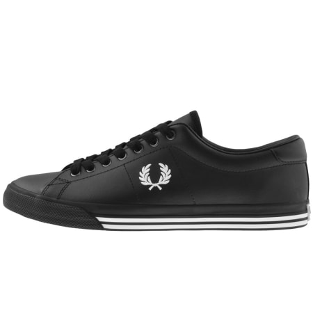 Product Image for Fred Perry Underspin Leather Trainers Black