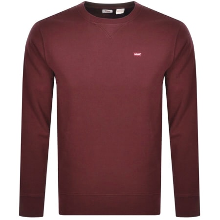 Product Image for Levis Crew Neck Sweatshirt Burgundy