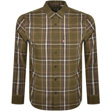 Product Image for Levis Sunset Long Sleeve Shirt Khaki