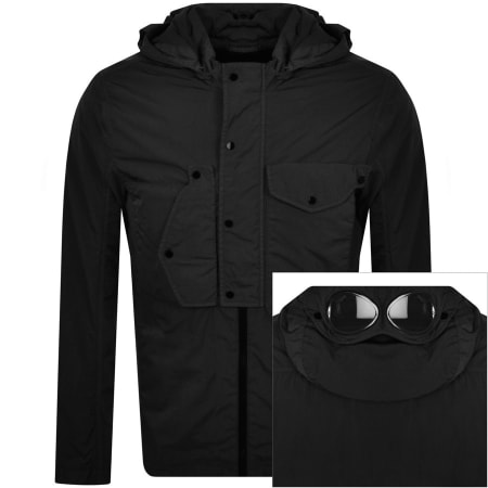 Product Image for CP Company Chrome Hooded Goggle Jacket Black