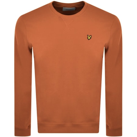 Product Image for Lyle And Scott Crew Neck Sweatshirt Orange