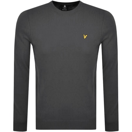 Product Image for Lyle And Scott Crew Neck Merino Knit Jumper Grey