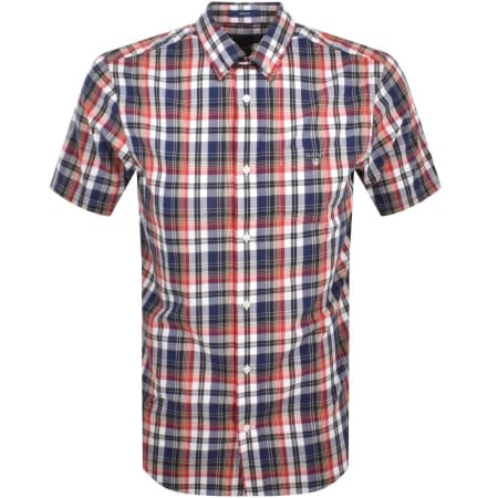 Product Image for Gant Check Short Sleeve Shirt Red