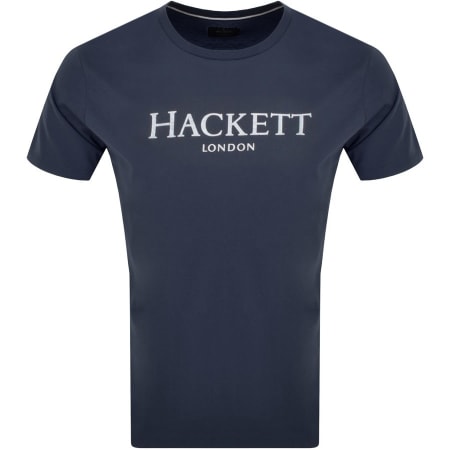 Product Image for Hackett London Logo T Shirt Navy