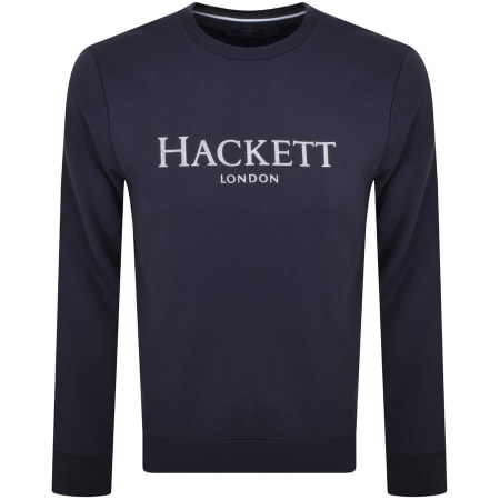 Product Image for Hackett Crew Neck Sweatshirt Navy