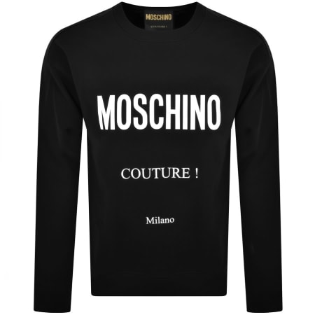 Product Image for Moschino Iconic Logo Sweatshirt Black