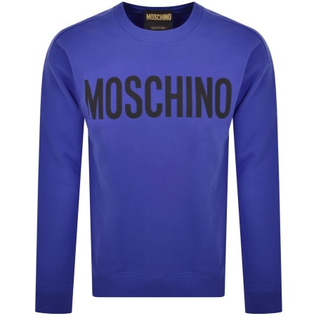 Product Image for Moschino Logo Sweatshirt Purple