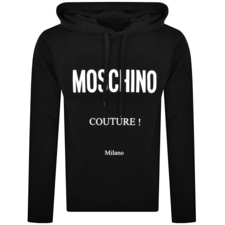 Product Image for Moschino Iconic Logo Hoodie Black