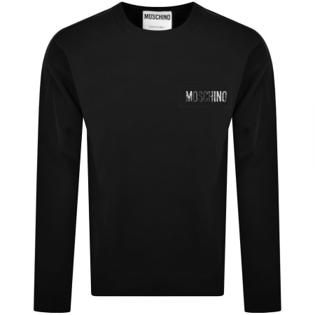 Product Image for Moschino Logo Patch Sweatshirt Black