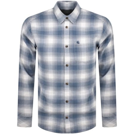 Product Image for Carhartt Deaver Check Long Sleeve Shirt Blue