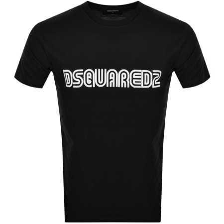 Product Image for DSQUARED2 Outline Logo T Shirt Black