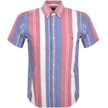 Product Image for Ralph Lauren Striped Short Sleeve Shirt Red