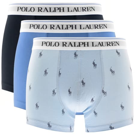 Product Image for Ralph Lauren Underwear 3 Pack Boxer Trunks Navy
