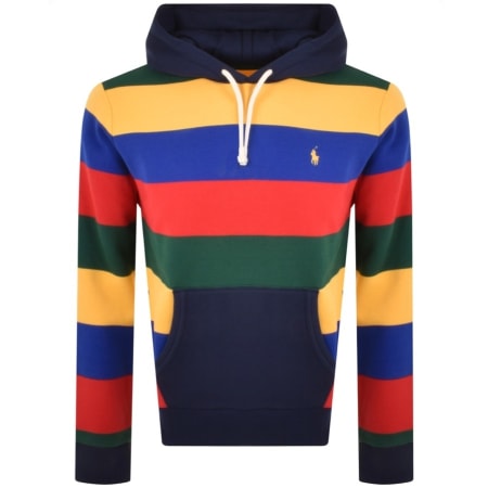 Product Image for Ralph Lauren Striped Hoodie Navy Multi