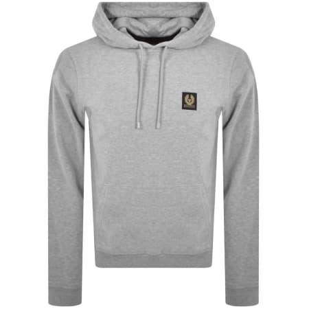 Product Image for Belstaff Logo Pullover Hoodie Grey