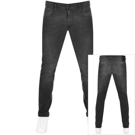 Product Image for Replay Anbass Hyperflex Jeans Grey