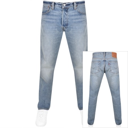 Product Image for Levis 501 Original Fit Jeans Light Wash Blue