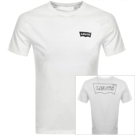 Product Image for Levis Logo Crew Neck T Shirt White