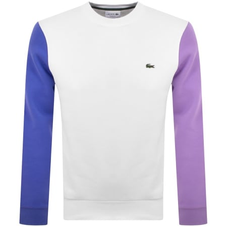 Product Image for Lacoste Crew Neck Sweatshirt White