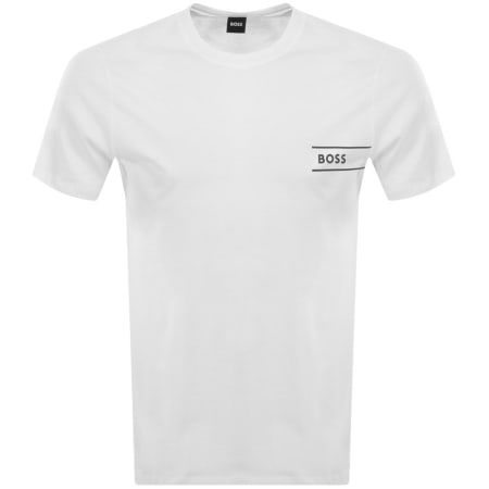 Product Image for BOSS Short Sleeve Crew Neck T Shirt White