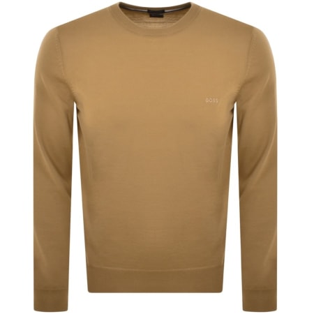 Product Image for BOSS Botto Knit Jumper Brown