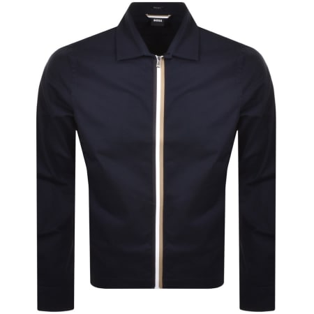 Product Image for BOSS Leroy Overshirt Navy