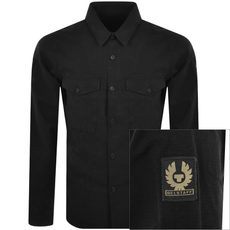 Product Image for Belstaff Long Sleeved Scape Shirt Black