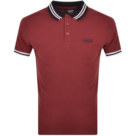 Product Image for Barbour International Noble Polo T Shirt Burgundy