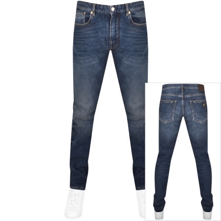 Product Image for Belstaff Longton Mid Wash Slim Jeans Blue
