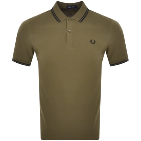 Fred Perry Medieval Blue Contrast Rib Polo T-Shirt-TWIN TIPPED-M4567-126 